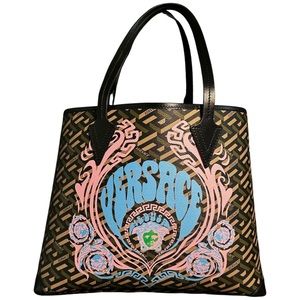Authentic Versace Leather Tote